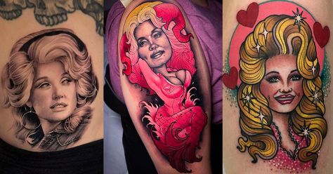 Dolly Parton Tattoos, Dolly Parton Songs, Pearl Tattoo, Best Tattoo Ideas For Men, Magnolia Tattoo, Delicate Tattoo, Artists And Models, Best Tattoo Ideas, Tattoo Ideas For Men