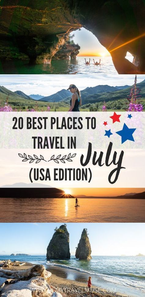 20 best places to travel in the month of July, USA edition. Whether you are planning a fun summer vacation or an epic road trip this July, we've got your covered. #July #USA Cape Cod 4th Of July, Best Summer Vacations In The Us, July Travel Destinations, Best Summer Vacations, Summer Travel Destinations, 2024 Travel, Vacations In The Us, Best Places To Vacation, Family Summer Vacation