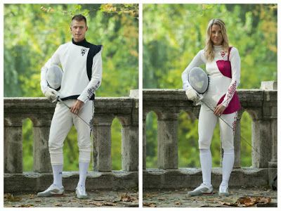 The Fencing Fashionista: November 2013 Fencing Outfit, Fencing Sport, Competition Outfit, Midsummer Nights Dream, Cool Cartoons, Fencing, Fence, White Jeans, Comics