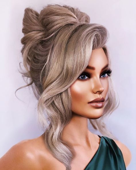 Short Bob length hair? Want to create the hottest trending half up style? Then my reel is going to show you just how you can create the… | Instagram Cute Photoshoot Hairstyles, Bob Length Hair, Bob Length, Love Hairstyles, Hip Hair, Event Hair, Western Photoshoot, Glamour Hair, Sleek Makeup