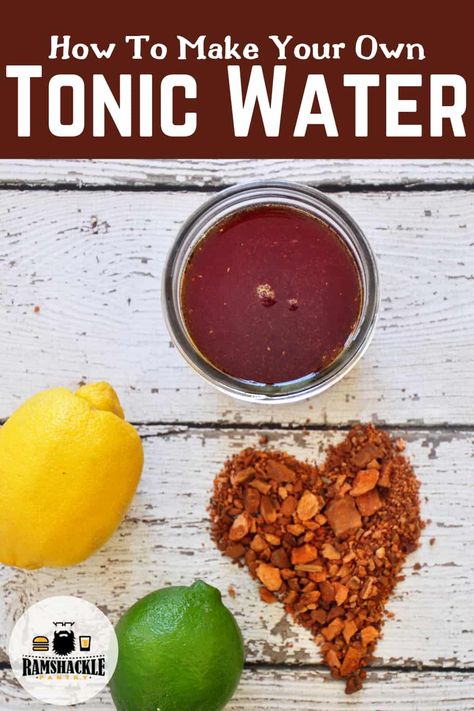 Non Alcoholic Drink Recipes, Tonic Water Recipe, Split Breast Chicken Recipes, Alcoholic Drink Recipes, Tonic Cocktails, Tonic Syrup, Food Meaning, Pantry Recipes, Tonic Drink