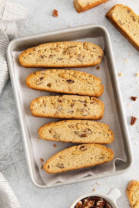 Maple Pecan Biscotti – Mildly Meandering Sourdough Biscotti Recipe, Maple Biscotti, Pecan Biscotti, Best Biscotti Recipe, Pumpkin Poke Cake, Cake Varieties, Fall Cake Recipes, Fall Cake, Pumpkin Pecan Pie