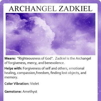 Archangel Zadkiel Archangel Zadkiel, The Archangels, Angel Therapy, Archangel Prayers, Righteousness Of God, Healing Angels, Angel Signs, Angel Quotes, Angel Guide