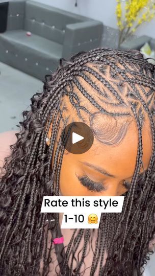 391K views · 6.7K reactions | Boho tribal braids 💇🏾‍♀️☺️ #tribals #bohobraids #cornrows | Braids by Antoinette | Braids by Antoinette · Original audio Afro Hair Pieces, Boho Cornrows, Hair Braid Designs, Scalp Braids, Braid Designs, Natural Hair Styles Easy, Hair Braid, Cornrows Braids, African American Hairstyles