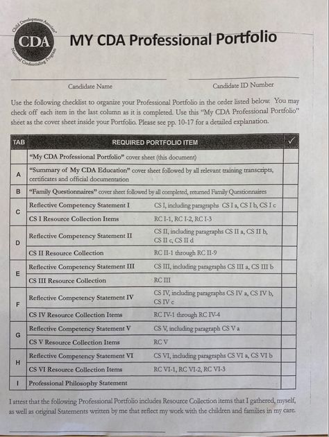 Cda Portfolio Examples For Preschool, Name Page Ideas, Ideas For Portfolio, Cda Portfolio, Early Childhood Education Resources, Teacher Portfolio, Teaching Portfolio, Portfolio Samples, Professional Portfolio