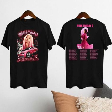 2024 Nicki Minaj Tour T-Shirt: Celebrate the Queen of Rap 🎤👑
🌟 Official Tour Merchandise: Commemorate Nicki Minaj’s highly anticipated 2024 tour with this exclusive T-shirt featuring bold designs inspired by her iconic style. Pink Friday Nicki Minaj, Nicki Minaj Shirt, Nicki Minaj Tour, Nicki Minaj Pink Friday, Music Shirts, Iconic Album Covers, Pink Friday, Concert Shirts, Latest Trend