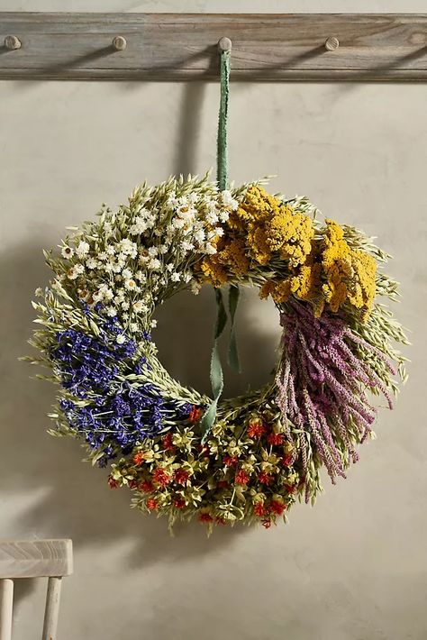 Botanicals | Decorative Plants + Flowers | Terrain Tulip Magnolia Branches, Plant Troughs, Dried Wreath, Blue Delphinium, Dogwood Blossoms, Fall Landscape, Iron Plant, Dried Herbs, Pumpkin Fall Decor