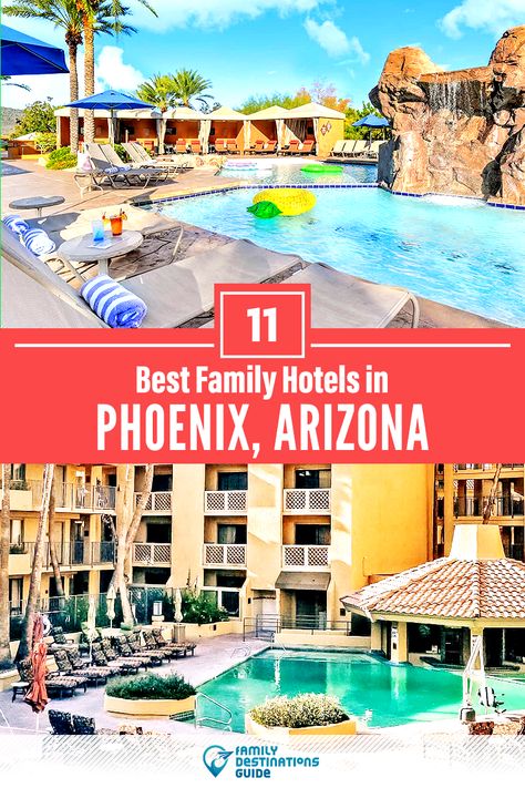 Want ideas for a family vacation to Phoenix, Arizona? We’re FamilyDestinationsGuide, and we’re here to help: Discover Phoenix’s best hotels for families - so you get memories that last a lifetime! #phoenix #phoenixvacation #phoenixwithkids #familyvacation Phoenix With Kids, Phoenix Vacation, Kid Friendly Resorts, Traveling Ideas, Southwest Usa, Road Trip Places, Arizona Road Trip, Family Friendly Hotels, Activities For Children