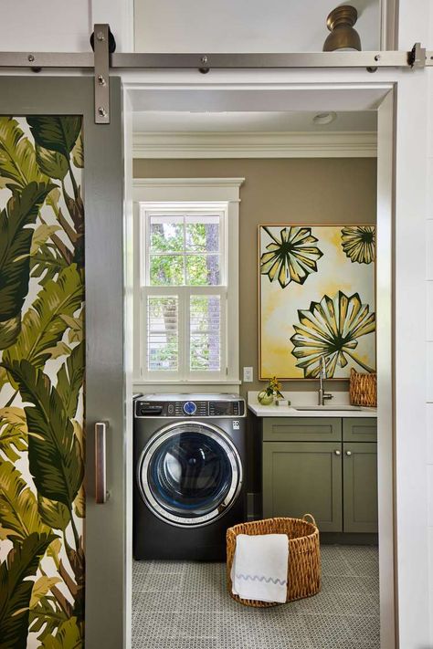 40 Laundry Room Ideas We're Obsessed With Functional Laundry Room, Multigenerational Living, Adaptive Design, Porch Sitting, Southern Living House Plans, Laundry Room Ideas, Clutter Free Home, Laundry Room Diy, Custom Closet