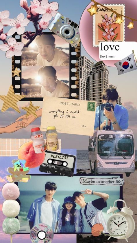 Korean Vibes Aesthetic Wallpaper, Wallpaper Iphone Kdrama, 20th Century Girl Aesthetic, 20th Century Girl Wallpaper, Kdrama Wallpaper Aesthetic, Nineties Aesthetic, Kdrama Vibes, Journal Materials, Wallpaper Kdrama