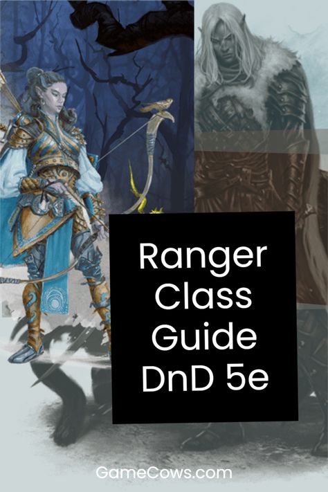 When a monster or fiend is terrorizing the countryside it’s time to call in the specialist. Rangers are expert hunters and excel at taking down their chosen quarry. Read more @GameCows .com #RangerClass #DnD5e #Dungeons&Dragons #D&D #ClassGuide Gloomstalker Ranger Dnd, Dungeons And Dragons Ranger, Dnd Ranger, Ranger Dnd, Dungeons And Dragons Board, Book Wizard, Rpg Board Games, Board Games For Couples, Dragon Born