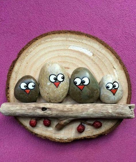 27 Best DIY Pebble and River Rock Decor Ideas and Designs for 2023 River Rock Decor, Caillou Roche, Rock People, Tre Kunst, Painted Pebbles, Art Pierre, Easy Diy Decor, Vertical Gardening, Design Restaurant