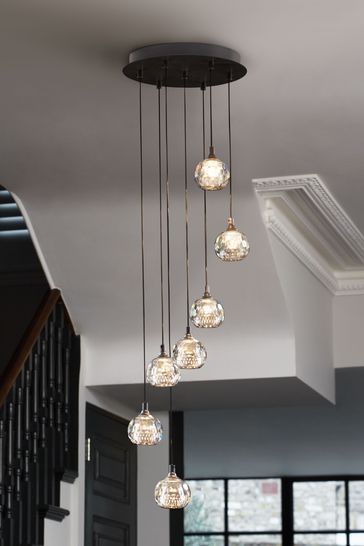 Hallway Pendant Lights, Stairway Lighting Hanging, Hudson Lighting, Dining Lights, Vault Ceiling, Staircase Pendant Lighting, Hallway Pendant Lighting, Staircase Lighting Ideas, High Ceiling Lighting