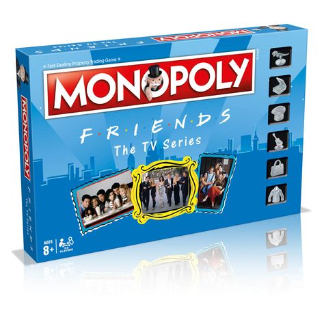 Friends Monopoly, Friends Serie Tv, Holiday Armadillo, Friends Tv Show Gifts, Monica And Chandler, Friends Merchandise, Board Game Night, Monopoly Board, Monopoly Game