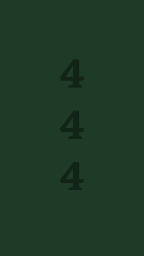 angel numbers 444 Dark Green, Green, Black