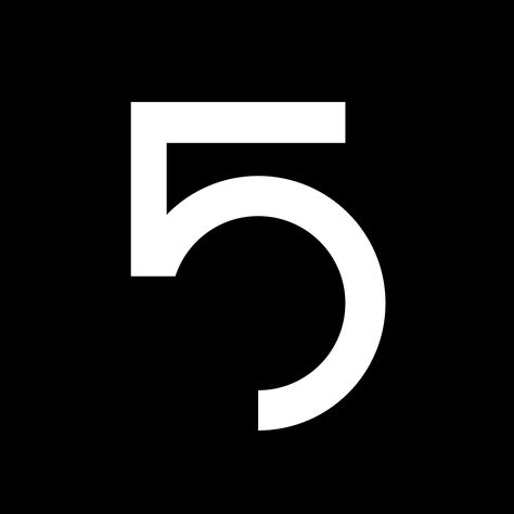 05 Number Logo, Spring Gardens, Number Logo, Days Of Type, Logo Number, 36 Days Of Type, Number 5, Vimeo Logo, Amazon Logo