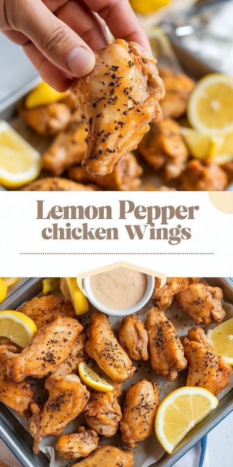 Make your chicken wings extra special with this Lemon Pepper Chicken Wings recipe! Crispy wings tossed in a zesty lemon pepper seasoning that’s easy to make and packed with flavor. Dry Rub Lemon Pepper Wings, Lemon Pepper Dry Rub Chicken Wings, Wings Recipe Crispy, Lemon Pepper Chicken Wings Recipe, Chicken Wing Marinade, Dry Rub Chicken Wings, Pepper Chicken Wings, Lemon Pepper Chicken Wings, Smoked Wings