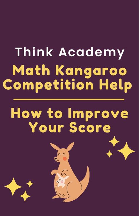 Math Kangaroo Competition Help: How to Improve Your Score Kangaroo Jumps, Math Competition, Math Riddles, Math Materials, Class Teacher, Levels Of Understanding, Math Tutor, Test Results, Guided Math