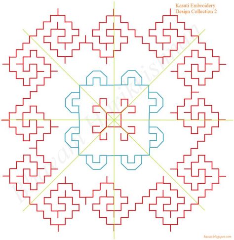 Kasuti Embroidery Tutorial | Embroidery - Indian - Kasuti Patterns ... Kasuthi Embroidery Motifs, Kasuti Embroidery Motifs, Kasuti Embroidery, Design Analysis, Blackwork Cross Stitch, Kutch Work Designs, Blackwork Patterns, Blackwork Embroidery, Redwork Embroidery