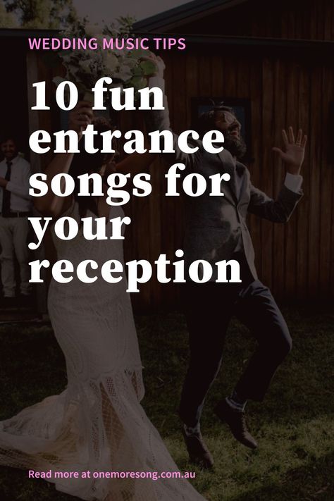 Wedding Party Entrance, Reception Entrance Songs, Wedding Entrance Songs, Reception Music, Wedding Reception Music, Entrance Songs, Dog Days Are Over, Hooked On A Feeling, Song Ideas