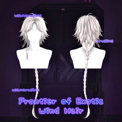 ❀ Frontier of Exotic Wing Hair ❀ | Patreon Lord Of The Rings Sims 4 Cc, Long Male Hair Sims 4 Cc, Sims 4 Mods Male Hair, Sims 4 Kitsune Cc, Sims 4 Cc Hair Braid, Sims 4 League Of Legends Cc, Sims 4 Alpha Male Hair, Braid Sims 4 Cc, Sims 4 Cc Long Hair Male