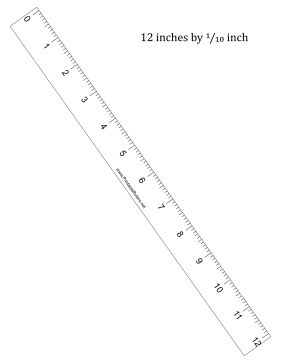 This printable 12-inch ruler has 1/10-inch divisions. Free to download and print Ruler Cm, Reading A Ruler, Centimeter Ruler, Printable Ruler, Mm Ruler, Metric Conversion Chart, Nouns Worksheet, Growth Chart Ruler, Morning Meetings