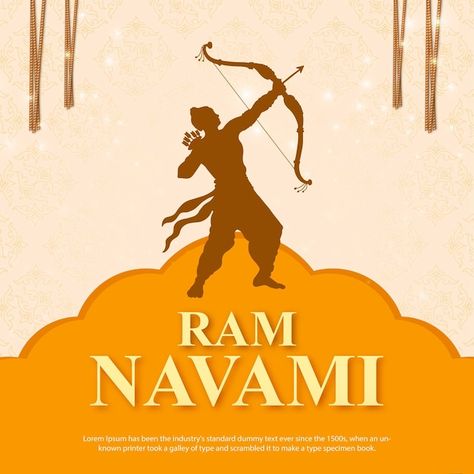 Vector happy ram navami greetings orange... | Premium Vector #Freepik #vector #ramayana #ram #temple #indian-traditional Temple Indian, Ram Temple, Happy Ram Navami, Ram Navami, Tool Room, Festival Background, Hd Phone Wallpapers, Label Machine, Indian Traditional