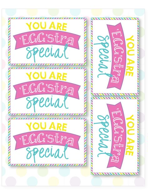 FREE PRINTABLE Easter Tags:: 'EGGstra Special' Printables by Love The Day Easter Tags Free Printable, Eggstra Special, Somebunny Loves You, Girls Easter Basket, Easter Snacks, Easter Printables Free, Easter Tags, Easter Goodies, Easter Printables