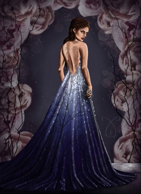 cr (IG): theclever.crow Fantasy Dress Art, Jurdan Fanart, Book Dresses, Victoria + Core, Coronation Gown, Books Characters, Jude Duarte, Coronation Dress, Queen Of Nothing