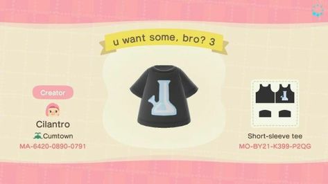 Animal Crossing Qr Codes Clothes Male, Acnh Tee Shirt Designs, Animal Crossing Shirts Codes, Animal Crossing Design Codes Clothes Male, Acnh Band Shirts, Acnh Shirts Design Codes, Acnh Dispensary, Clothing Codes, Acnh Clothes