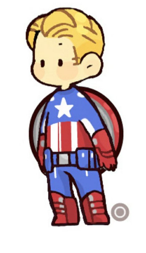 Capt America Drawing, Cartoon Superheroes Drawing Easy, Captain America Easy Drawing, Easy Iron Man Drawing, Captain America Doodle, Chibi Captain America, Design Sketchbook Ideas, Captain America Fanart, Captain America Cartoon