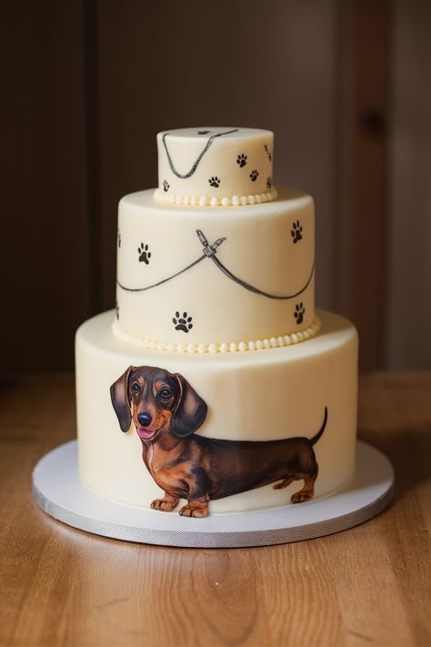 Dachshund Birthday Cake Ideas for Your Pup Dachshund Birthday Cake, Dachshund Cake, Dachshund Birthday, Dog Birthday Cake, Dog Cakes, Easter Cake, Biscuit Cake, Birthday Cake Ideas, Awesome Cakes