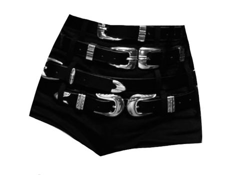 Kpop Clothes Png, Black Punk Shorts For Club, Stage Outfits Kpop Shorts, Black Skirt Png Aesthetic, Black Punk Mini Skirt, Luxury Black Short Skirt, Tomorrowland Outfit, Kpop Closet, Silver Pants