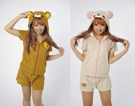 rilakkuma y korilakkuma Rilakkuma Onesie, Korilakkuma And Rilakkuma, Kawaii Rilakkuma, Rilakkuma, Onesies, Halloween Costumes, Rompers, Summer Dresses, Outfit Inspo