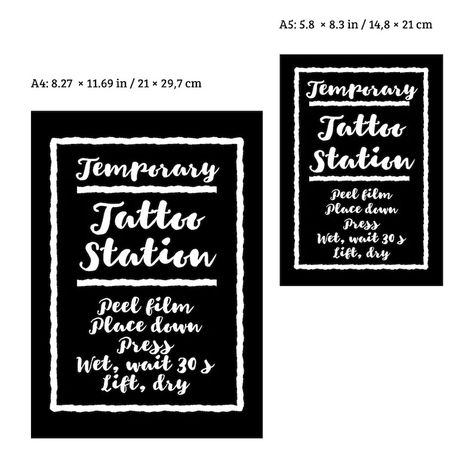 Tattoo Station Sign, Tattoo Bar Sign, Temporary Tattoo Station, Bar Station, Digital Download Wedding Sign, Party Decor, Goth Wedding - Etsy Tattoo Station Sign, Temporary Tattoo Station, Wedding Temporary Tattoos, Tattoo Bar, Tattoo Station, Sign Tattoo, Bar Station, Goth Wedding, Custom Wedding Favours