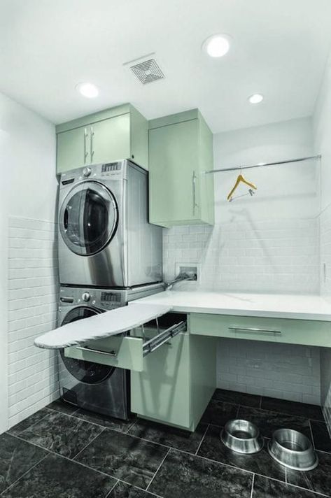 Proper laundry room design can be a challenging task, especially when space is tight. With these laundry room tile ideas, you can make this area of your home. Laundry Room Decorating, Laundry Room Storage Shelves, Small Laundry Room Organization, Room Storage Diy, Dream Laundry Room, Laundry Room Layouts, Laundry Room Cabinets, Laundry Room Remodel, Laundry Room Inspiration