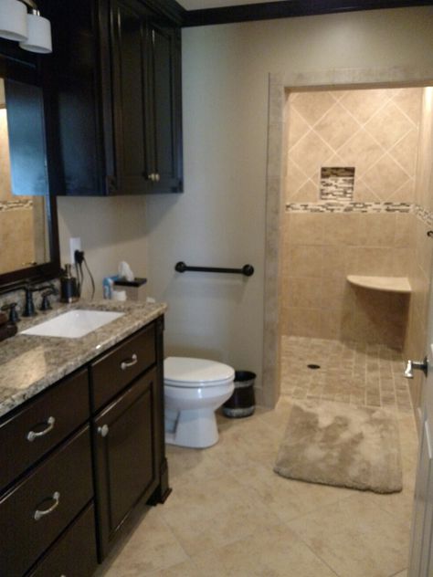 Handi Cap Bathroom Ideas, Accessibility Design, Disabled Bathroom, Shower Remodel, Universal Design, Remodel Ideas, Bathroom Remodel, Bathroom Ideas, Bathrooms Remodel