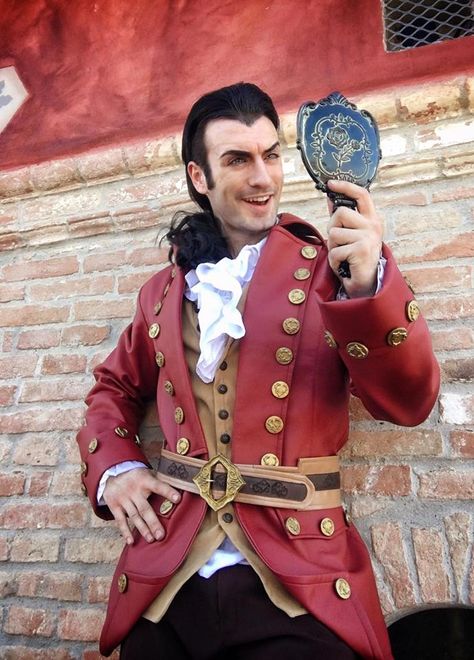 Gaston, by Leon Chiro Cosplay Art Beauty And Beast Makeup, Lumiere Costume Beauty And The Beast, Be Our Guest Costumes, Beauty And The Beast Lumiere Costume, Beast Make Up Disney, Beauty And The Beast Townspeople Costume, Beauty And The Beast Gaston, Bell Cosplay Beauty And The Beast, Gaston Beauty And The Beast