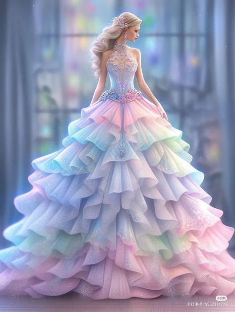 Tale Dress, Dreamy Gowns, Pretty Quinceanera Dresses, Fancy Dresses Long, Strap Dresses, Fantasy Dresses, Fashion Drawing Dresses, Princess Ball Gowns, Fashion Illustration Dresses