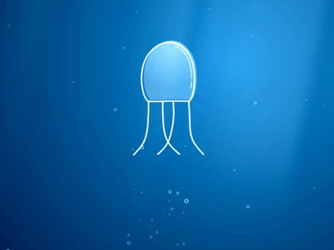 Jelly Animation, Jellyfish Banner Gif, Jellyfish Animation, Jellyfish Banner, Jellyfish Gif, Creature Animation, Cartoon Jellyfish, Clay Mation, 2d Cartoon