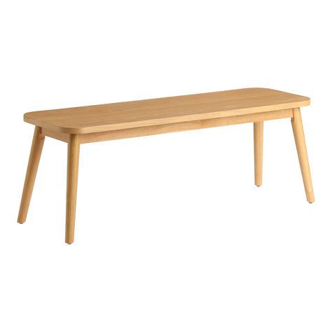 You'll love the Wrenley Wood Scandi Dining Bench at World Market. Browse our entire collection of Dining Benches, available online or at one of our 270+ stores. Kitchen Bench, Timeless Kitchen, Dining Benches, World Market, Dining Rooms, Room Inspo, Tapered Legs, Architecture House, Home Buying