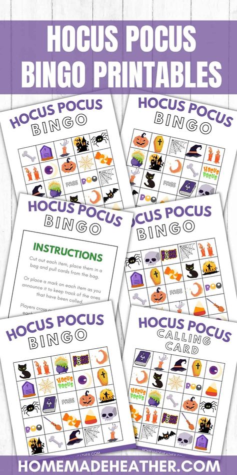 Halloween Word Search Printables, Nature Bingo, Easy Halloween Games, Behavior Punch Cards, Hocus Pocus Party, Halloween Word Search, Bingo Sheets, Halloween Bingo, Halloween Games For Kids