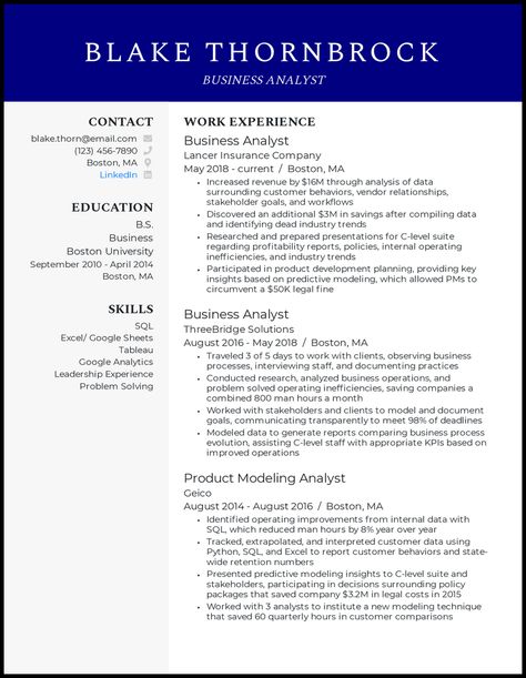 15 Business Analyst (BA) Resume Samples for 2023 Business Intelligence Analyst, Business Resume Template, Analyst Resume, Business Analyst Resume, Resume Pdf, Resume References, Marketing Resume, Business Resume, Resume Summary