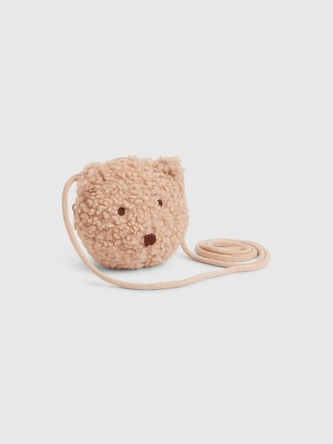 Gap Kids Sherpa Bear Bag Brannan Brown Backpacks Accessories, Bear Bag, Chunky Hat, Cute Small Animals, Floppy Ears, Bear Ears, Ear Hats, Cute Teddy Bears, Baby Boots