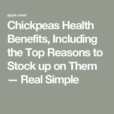 Chickpeas Health Benefits, Including the Top Reasons to Stock up on Them — Real Simple Chickpea Health Benefits, Benefits Of Chickpeas, Chickpeas Benefits, Black Chickpeas, Lemon Health Benefits, Chia Seeds Benefits, Vegetarian Protein, Healthy Benefits, Skin Hair