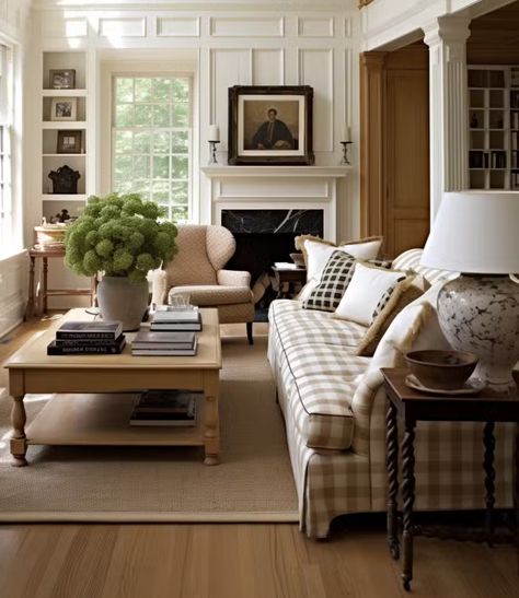 Living Room Designs Timeless, Old Money Decor, Old Money Living Room, Ralph Lauren Living Room, Ralph Lauren Home Living Room, Classic Living Room, Style Living Room, Living Room Decor Ideas, Holiday House