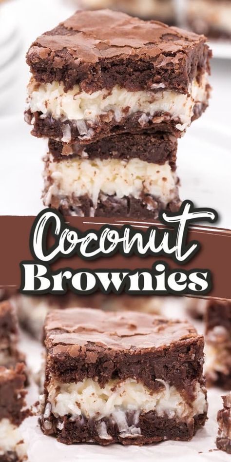 Chocolate Coconut Brownies, Choco Cookies, Squares Recipes, Blondie Recipes, Coconut Squares, Wirewrap Jewelry, Mounds Bar, Prune Recipes, Coconut Brownies