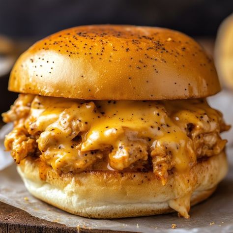 Tasty Recipes & Cooking Ideas by Thalia's Tasty | Cajun Chicken Sloppy Joes 🌶️🍗 | Facebook Cajun Chicken Sloppy Joes Recipe, Cajun Chicken Sloppy Joes, Cajun Chicken Sandwich, Chicken Sloppy Joe Recipe, Chicken Sloppy Joes, Burgers Chicken, Chicken Shredded, Sloppy Joes Recipe, Bar Food