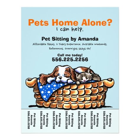 Pet Sitting Flyer, Dog Walking Flyer, Cat Illnesses, Pet Sitting Business, Dog Walking Business, Pet Sitting Services, Dog Insurance, Pet Businesses, Flyer Ideas