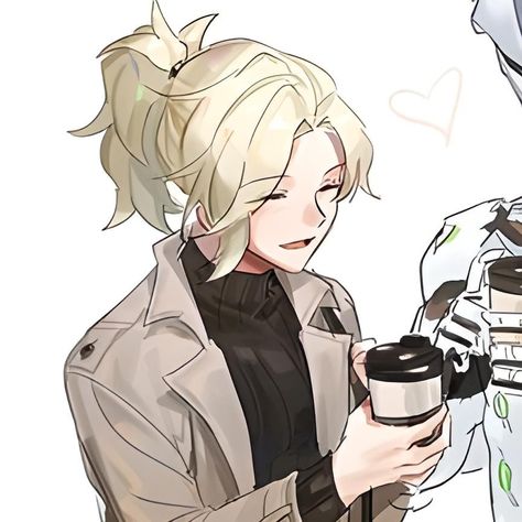 Mercy X Genji, Overwatch, Anime